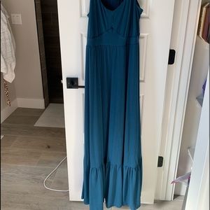 Torrid Size 2 Teal Maxi Dress